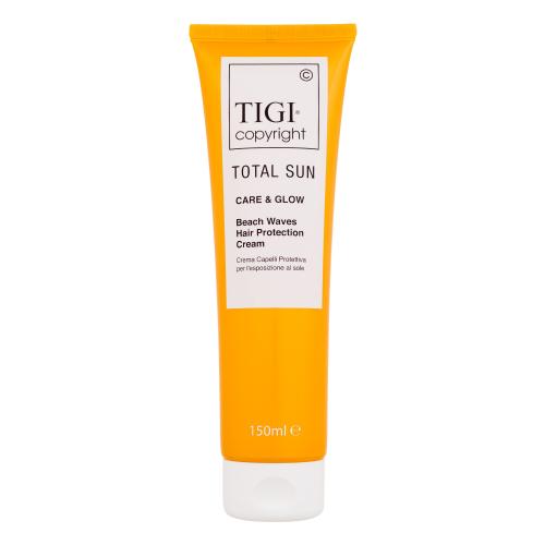 Tigi Copyright Total Sun Care & Glow Beach Waves Hair Protection Cream 150 ml bezoplachová starostlivosť pre ženy ochrana vlasov pred tepelnou úpravou