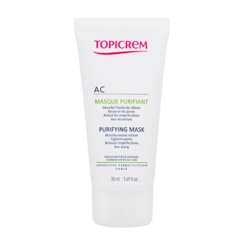 Topicrem AC Purifying Mask hĺbkovo čistiaca maska pre mastnú a zmiešanú pleť 50 ml