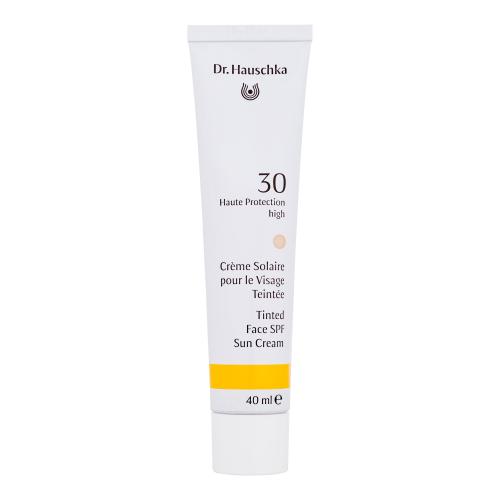 Dr. Hauschka Tinted Face Sun Cream SPF30 40 ml opaľovací prípravok na tvár pre ženy na veľmi suchú pleť