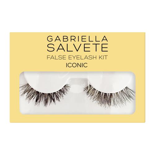 Gabriella Salvete False Eyelash Kit Iconic umelé mihalnice s lepidlom 1 ks