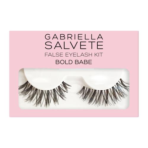 Gabriella Salvete False Eyelash Kit Bold Babe umelé mihalnice s lepidlom 1 ks