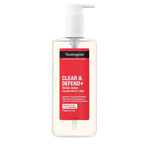 Neutrogena Clear & Defend+ čistiaci gél proti pupienkom 200 ml