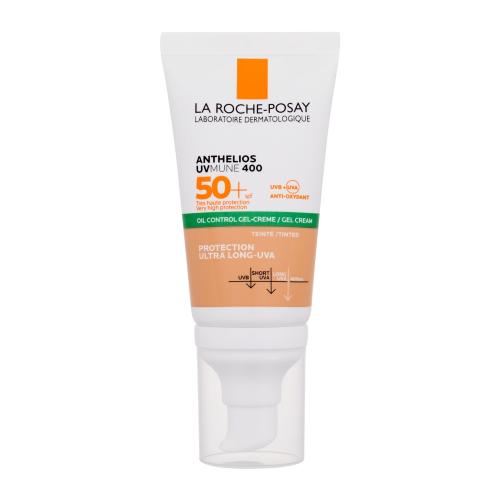 La Roche-Posay Anthelios UVMUNE 400 Tinted Oil Control Gel-Cream SPF50+ 50 ml opaľovací prípravok na tvár poškodená krabička