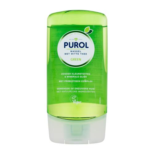 Purol Green Wash Gel 150 ml čistiaci gél pre ženy na všetky typy pleti; na problematickú pleť s akné