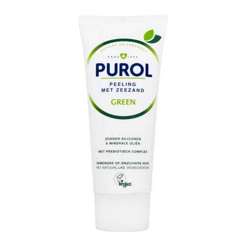 Purol Green Peeling With Sea Sand 100 ml peeling pre ženy na všetky typy pleti; na problematickú pleť s akné