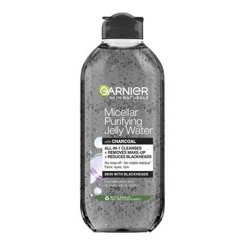 Garnier Skin Naturals Pure Charcoal čistiaca micelárna voda s gélovou textúrou 400 ml