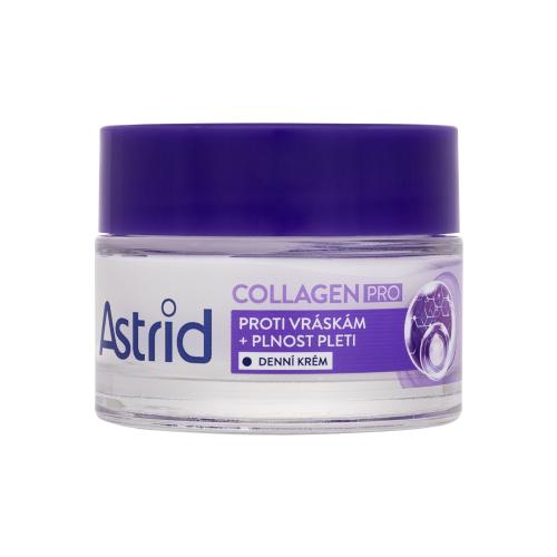 Astrid Collagen PRO Anti-Wrinkle And Replumping Day Cream 50 ml denný pleťový krém pre ženy proti vráskam; spevnenie a lifting pleti