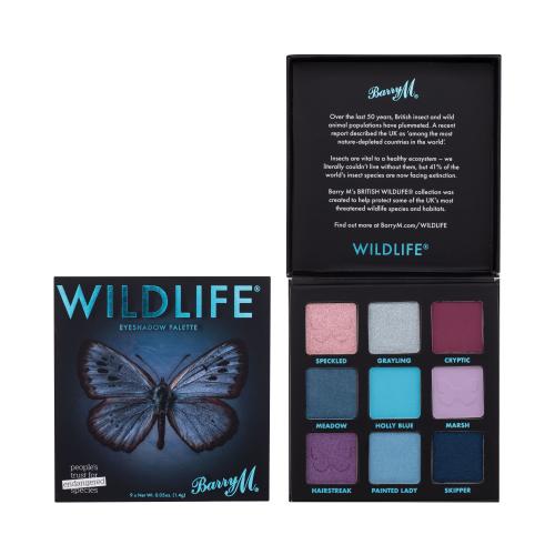 Barry M Wildlife paletka očných tieňov odtieň Butterfly WLEP6 9 x 1.4 g