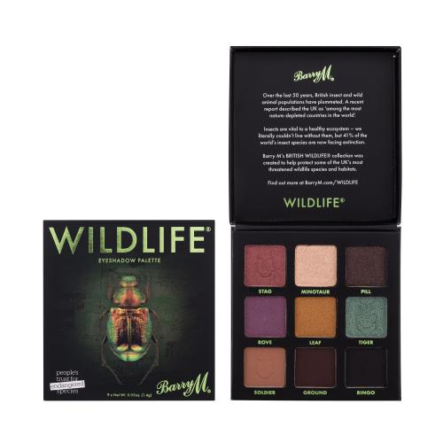 Barry M Wildlife paletka očných tieňov odtieň Beetle WLEP5 9 x 1.4 g