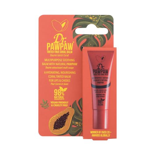 Dr. Pawpaw True Coral tónovací balzam na pery a líca 10 ml
