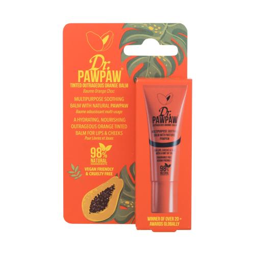 Dr. PAWPAW Balm Tinted Outrageous Orange 10 ml balzam na pery pre ženy