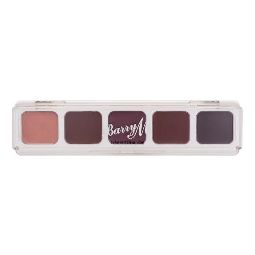 Barry M Mini Palette krémové tiene odtieň The Berries 5,1 g