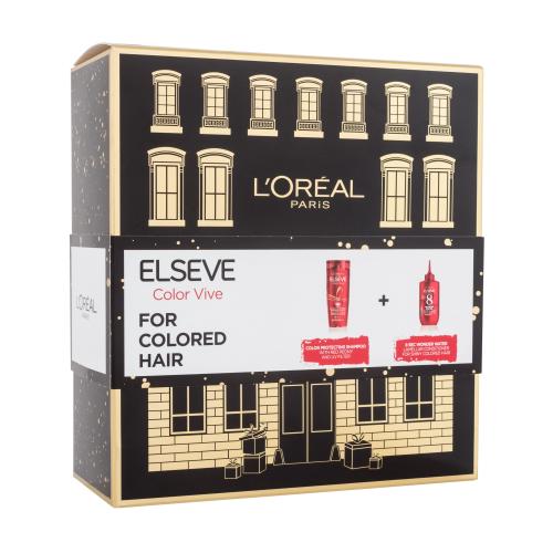 L'Oréal Paris Elseve Color-Vive darčeková kazeta šampón Elseve Color Vive 250 ml + balzam na vlasy Elseve Color Vive 8 Second Wonder Water 200 ml