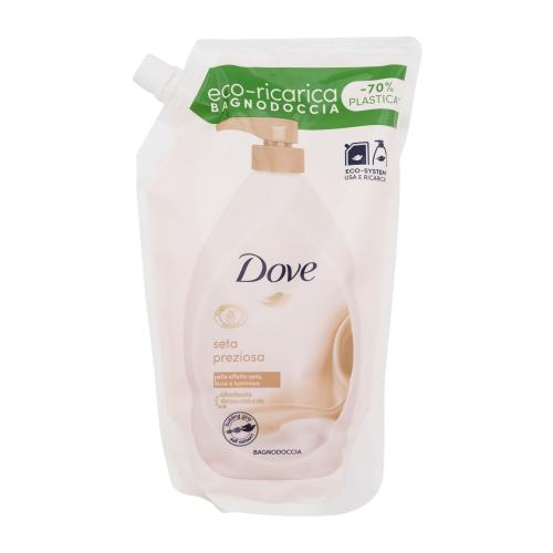 Dove Nourishing Silk sprchový a kúpeľový krém náhradná náplň 720 ml