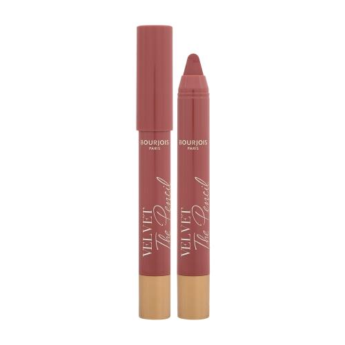 BOURJOIS Paris Velvet The Pencil 1,8 g rúž pre ženy 04 Less Is Brown rúž v ceruzke