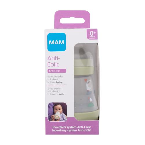 MAM Easy Start Anti-Colic 0m+ Green 160 ml dojčenská fľaša pre deti