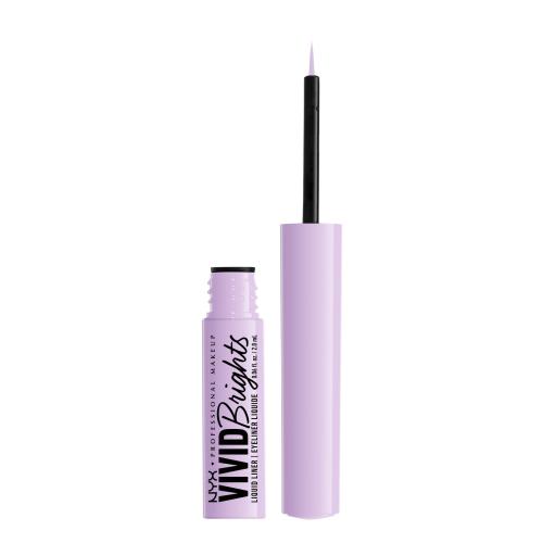 NYX Professional Makeup Vivid Brights tekuté linky na oči odtieň 07 Lilac Link 2 ml
