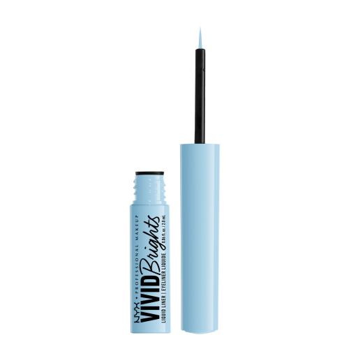 NYX Professional Makeup Vivid Brights tekuté linky na oči odtieň 06 Blue Thang 2 ml