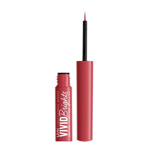 NYX Professional Makeup Vivid Brights tekuté linky na oči odtieň 04 On Red 2 ml