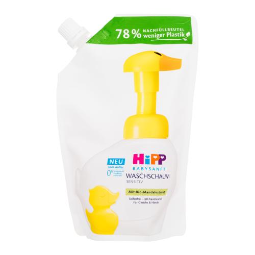 Hipp Babysanft Sensitive umývacia pena náhradná náplň 250 ml