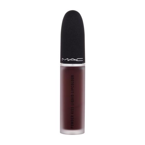 MAC Cosmetics Powder Kiss Liquid Lipcolour matný tekutý rúž odtieň Pretty Pleats! 5 ml