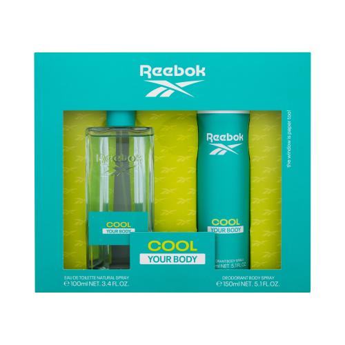 Reebok Cool Your Body darčeková kazeta toaletná voda 100 ml + dezodorant 150 ml pre ženy