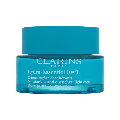 Clarins Hydra-Essentiel [HA²] Light Cream 50 ml denný pleťový krém pre ženy na veľmi suchú pleť; na dehydratovanu pleť