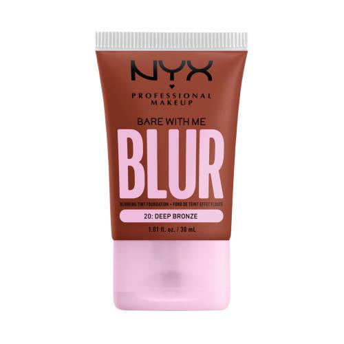 NYX Professional Makeup Bare With Me Blur Tint Foundation 30 ml make-up W 20 Deep Bronze na všetky typy pleti; na normálnu pleť; na dehydratovanu pleť