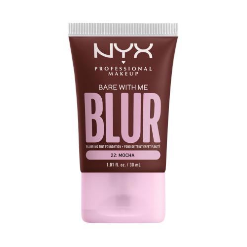 NYX Professional Makeup Bare With Me Blur Tint Foundation 30 ml make-up W 22 Mocha na všetky typy pleti; na normálnu pleť; na dehydratovanu pleť