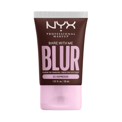 NYX Professional Makeup Bare With Me Blur Tint Foundation 30 ml make-up W 23 Espresso na všetky typy pleti; na normálnu pleť; na dehydratovanu pleť