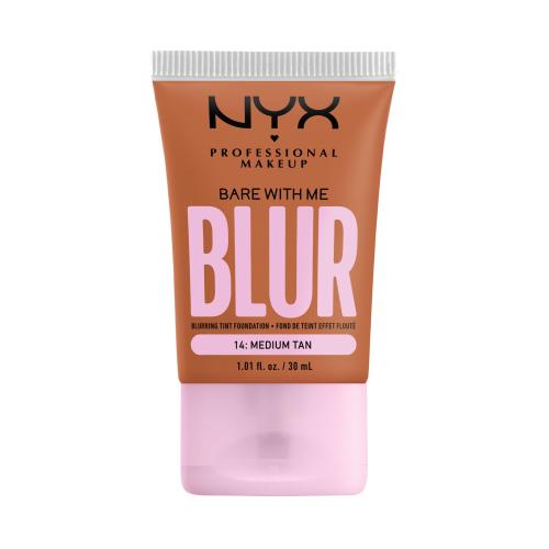 NYX Professional Makeup Bare With Me Blur Tint hydratačný make-up odtieň 14 Medium Tan 30 ml