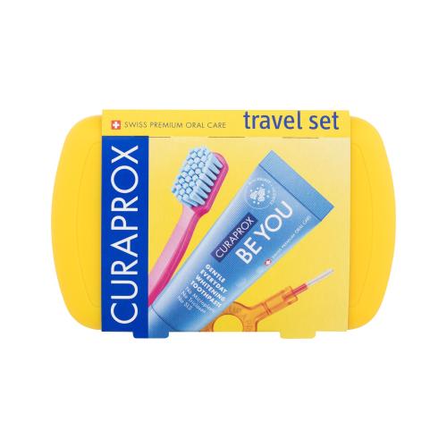 Curaprox Travel Set cestovná sada na zuby, jazyk a ďasná