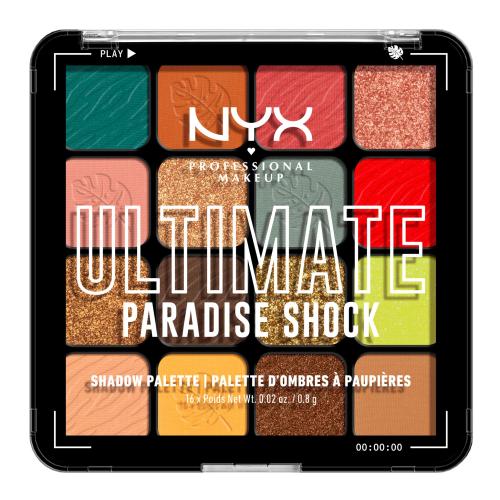 NYX Professional Makeup Ultimate Shadow Palette očné tiene odtieň Paradise Shock 16 ks