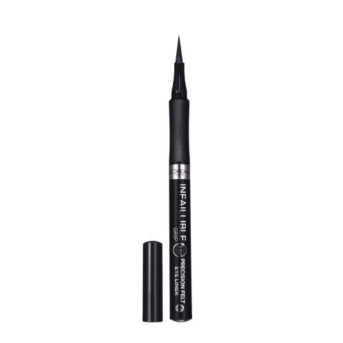 L’Oréal Paris Infaillible Grip 27H Precision Felt očné linky vo fixe odtieň Black 1 ml