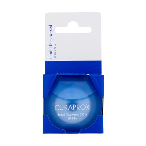 Curaprox Dental Floss Waxed DF 834 Mint dentálna niť s mätou priepornou 50m 50 m