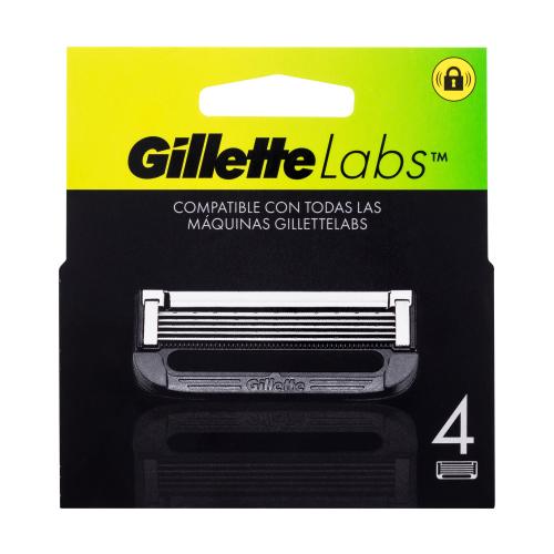 Gillette Labs náhradné ostrie 4 ks náhradných hlavíc pre mužov