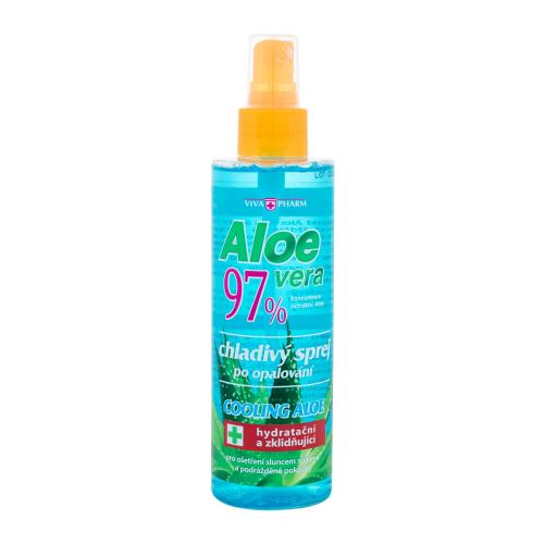 Vivaco VivaPharm Aloe Vera Cooling Spray 200 ml prípravok po opaľovaní unisex poškodený flakón