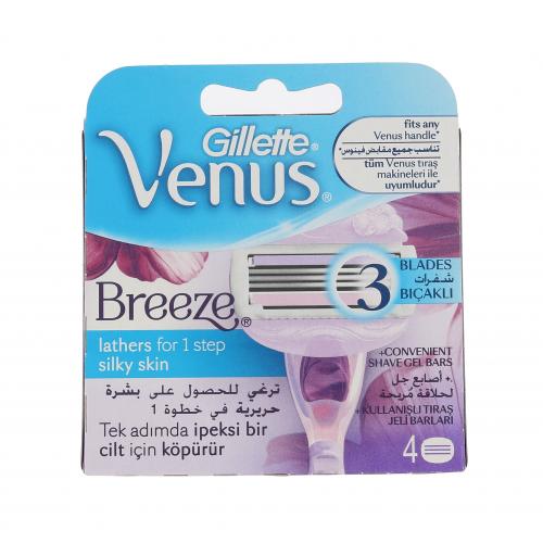 Gillette Venus Breeze 4 ks náhradné ostrie pre ženy