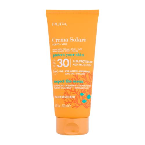 Pupa Sunscreen Cream SPF30 200 ml opaľovací prípravok na telo unisex