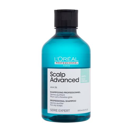 L'Oréal Professionnel Scalp Advanced Anti-Oiliness Professional Shampoo 300 ml šampón pre ženy na mastné vlasy
