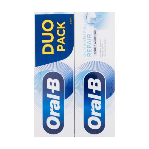 Oral B Gum & Enamel Repair Gentle Whitening jemná bieliaca zubná pasta 2 x 75 ml