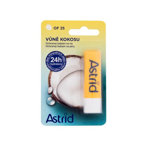 Astrid Coconut Lip Balm SPF25 4,8 g balzam na pery pre ženy
