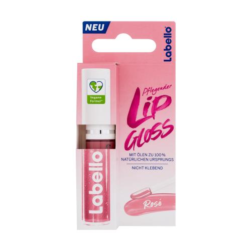 Labello Lip Gloss ošetrujúci olej na pery odtieň Rosé 5.5 ml