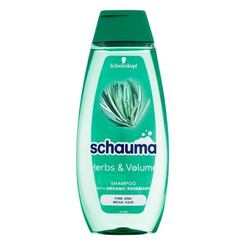Schwarzkopf Schauma Herbs & Volume Shampoo 400 ml šampón pre ženy na jemné vlasy