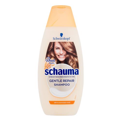 Schwarzkopf Schauma Gentle Repair Shampoo 400 ml šampón pre ženy na poškodené vlasy; na šedivé vlasy