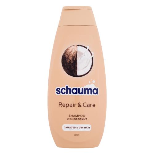 Schwarzkopf Schauma Repair & Care Shampoo 400 ml šampón pre ženy na poškodené vlasy; na šedivé vlasy