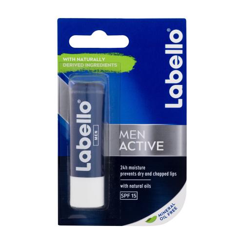 Labello Active Care balzam na pery pre mužov 4,8 g