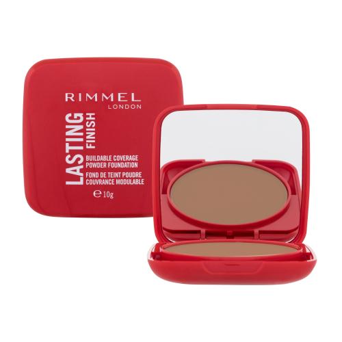 Rimmel Lasting Finish Buildable Coverage jemný kompaktný púder odtieň 011 Caramel 7 g