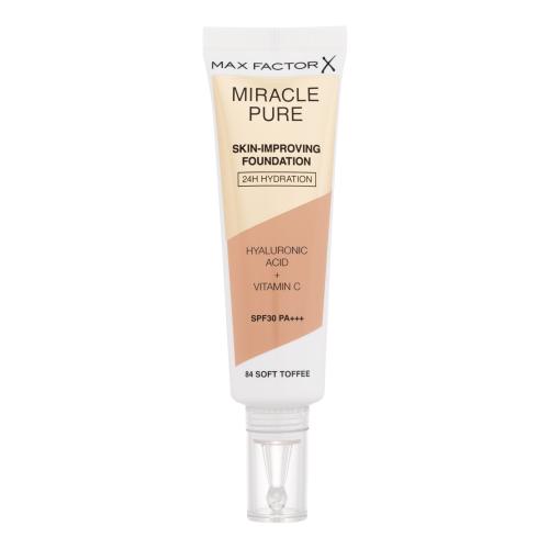 Max Factor Miracle Pure Skin dlhotrvajúci make-up SPF 30 odtieň 84 Soft Toffee 30 ml