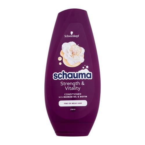 Schwarzkopf Schauma Strength & Vitality Condicioner 250 ml kondicionér pre ženy na jemné vlasy; na oslabené vlasy